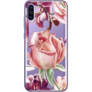 Прозрачный чехол BoxFace Samsung Galaxy M11 (M115) Rose