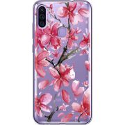 Прозрачный чехол BoxFace Samsung Galaxy M11 (M115) Pink Magnolia