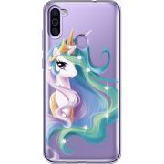Чехол со стразами Samsung Galaxy M11 (M115) Unicorn Queen