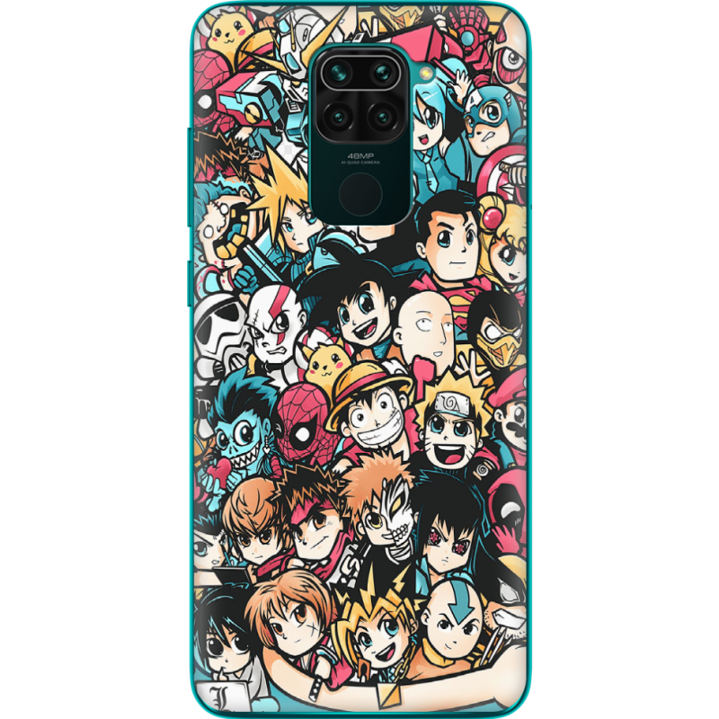 Чехол BoxFace Xiaomi Redmi Note 9 Anime Stickers