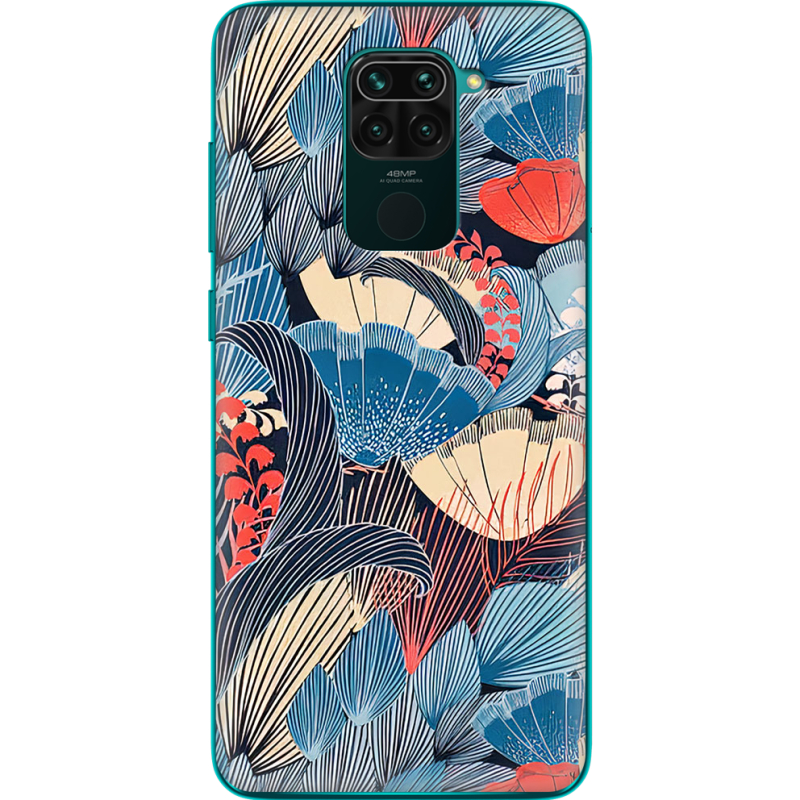 Чехол BoxFace Xiaomi Redmi Note 9 Blue Herb