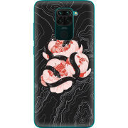 Чехол BoxFace Xiaomi Redmi Note 9 Snake Rose