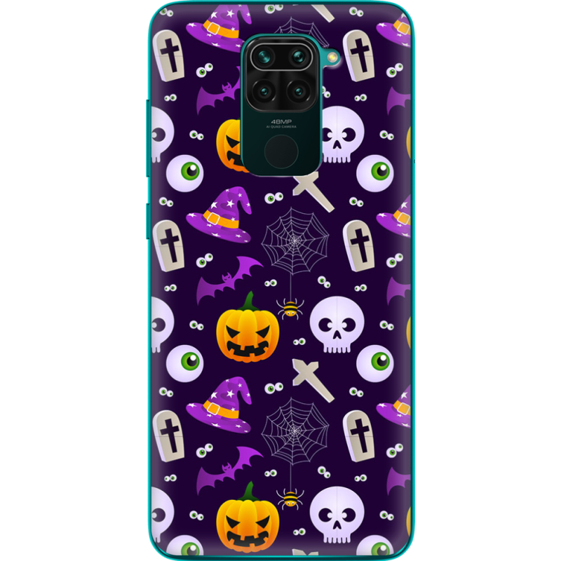 Чехол BoxFace Xiaomi Redmi Note 9 Halloween Purple Mood