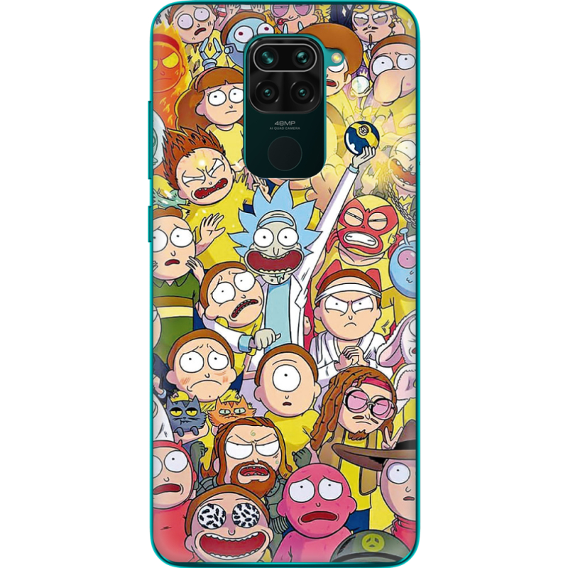 Чехол BoxFace Xiaomi Redmi Note 9 Rick and Morty