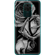 Чехол BoxFace Xiaomi Redmi Note 9 Black and White Roses