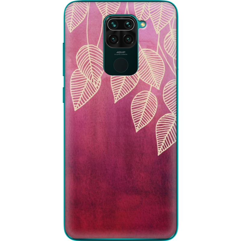 Чехол BoxFace Xiaomi Redmi Note 9 Gold Leaves