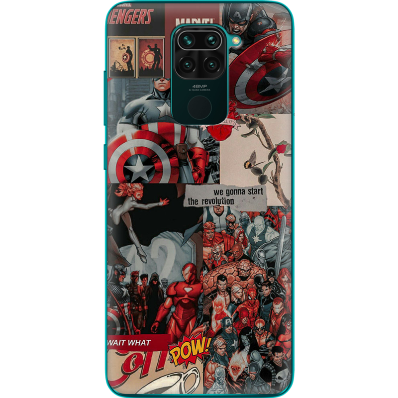 Чехол BoxFace Xiaomi Redmi Note 9 Marvel Avengers