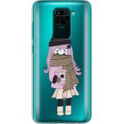 Прозрачный чехол BoxFace Xiaomi Redmi Note 9 Winter Morning Girl