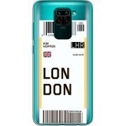 Прозрачный чехол BoxFace Xiaomi Redmi Note 9 Ticket London