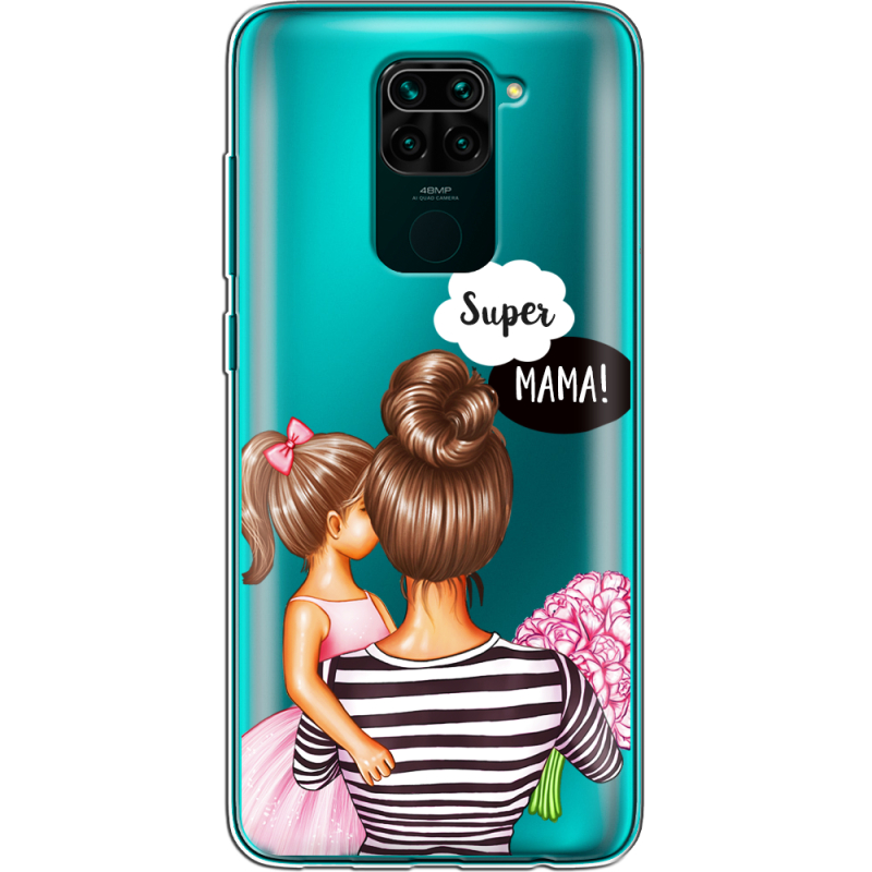 Прозрачный чехол BoxFace Xiaomi Redmi Note 9 Super Mama and Daughter