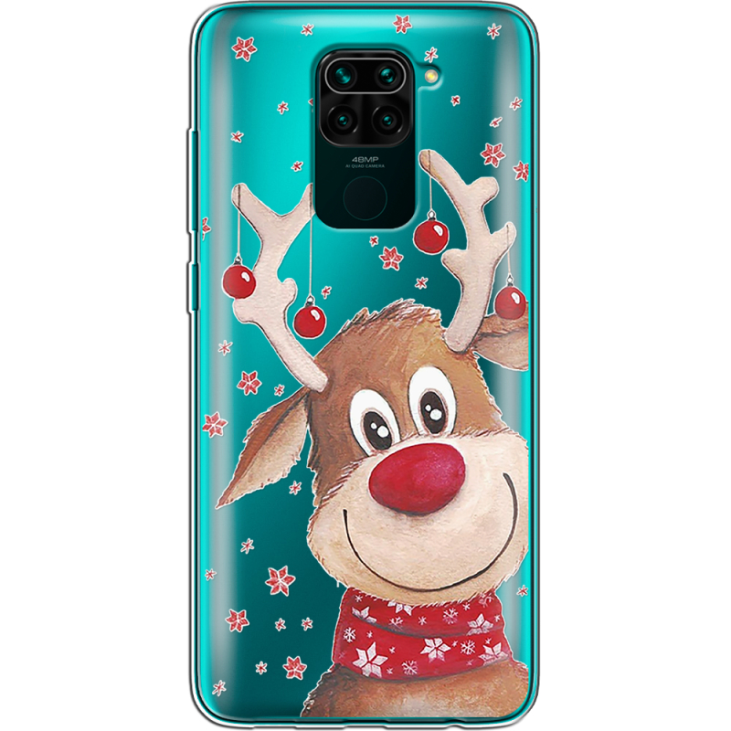 Прозрачный чехол BoxFace Xiaomi Redmi Note 9 Winter Deer