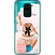 Прозрачный чехол BoxFace Xiaomi Redmi Note 9 Travel Girl