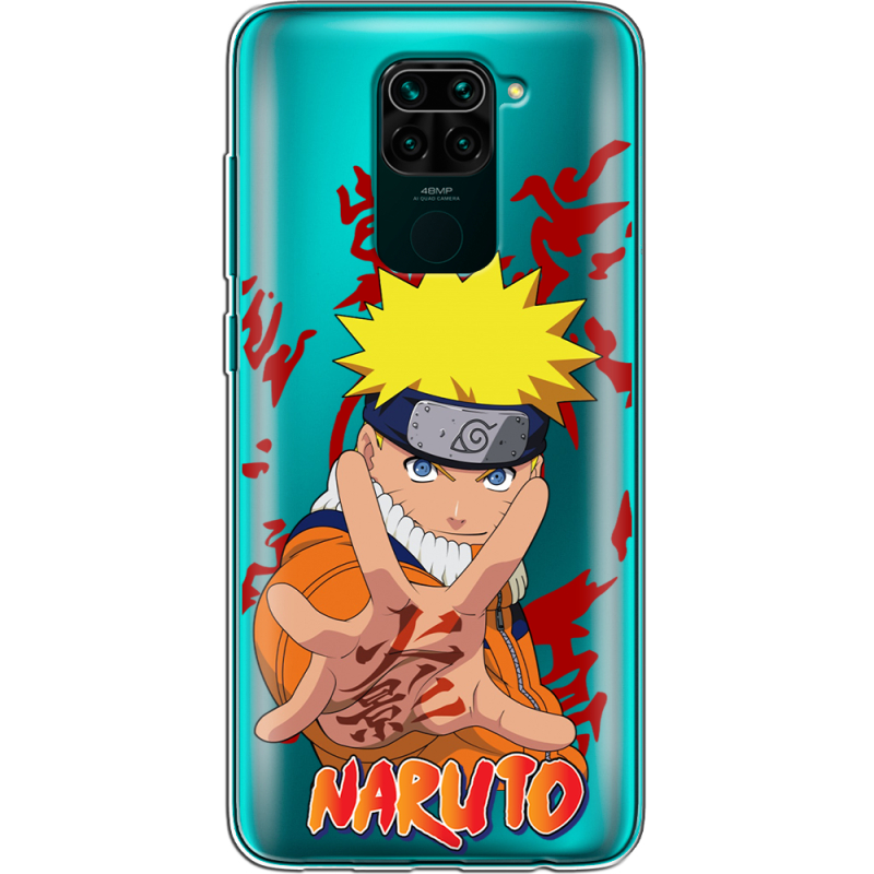 Прозрачный чехол BoxFace Xiaomi Redmi Note 9 Naruto