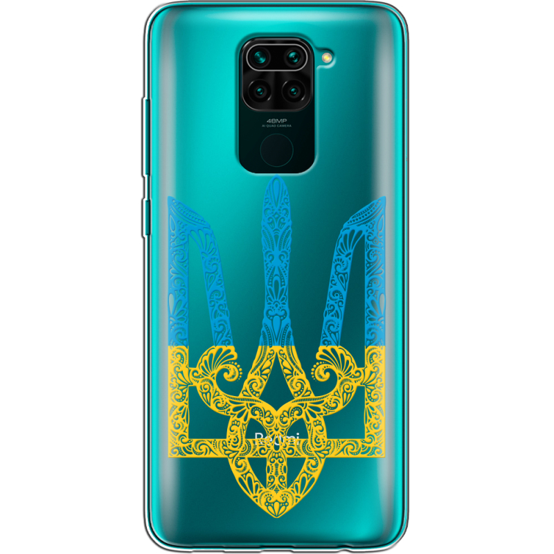 Прозрачный чехол BoxFace Xiaomi Redmi Note 9 Gold Trident