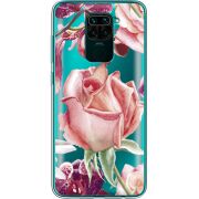 Прозрачный чехол BoxFace Xiaomi Redmi Note 9 Rose