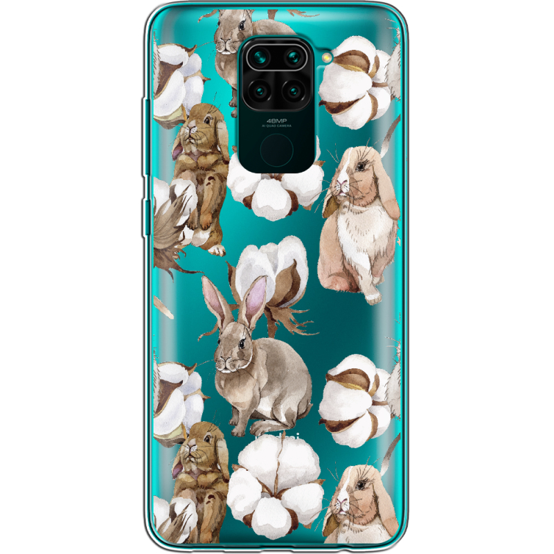 Прозрачный чехол BoxFace Xiaomi Redmi Note 9 Cotton and Rabbits