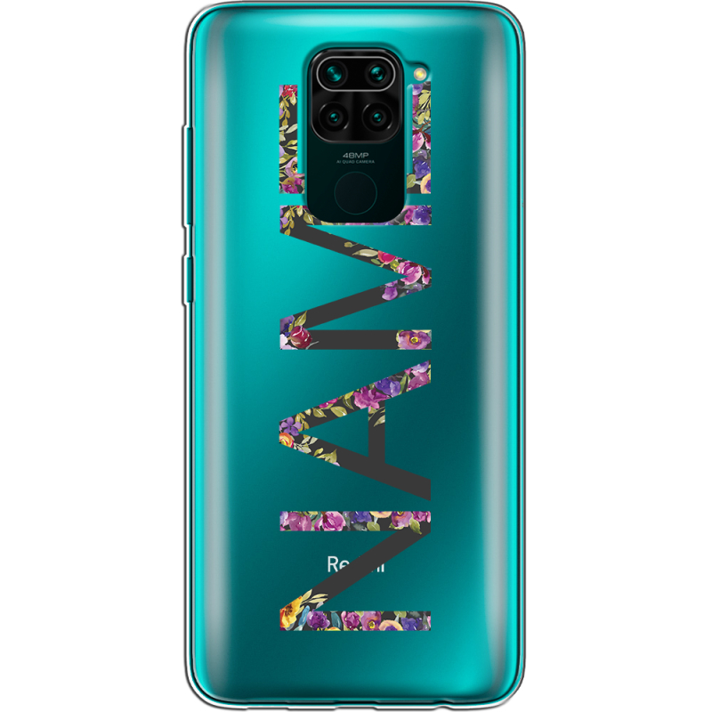 Прозрачный чехол BoxFace Xiaomi Redmi Note 9 Именной