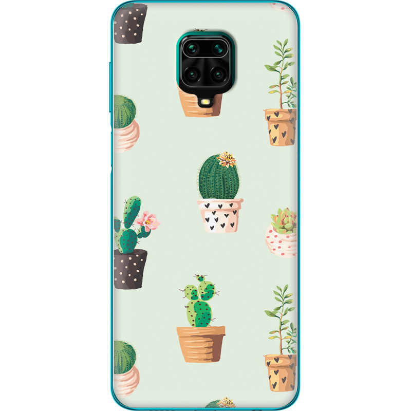 Чехол BoxFace Xiaomi Redmi Note 9 Pro / 9 Pro Max L-green Cacti