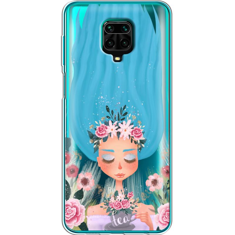 Прозрачный чехол BoxFace Xiaomi Redmi Note 9 Pro / 9 Pro Max Blue Hair