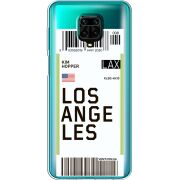 Прозрачный чехол BoxFace Xiaomi Redmi Note 9 Pro / 9 Pro Max Ticket Los Angeles