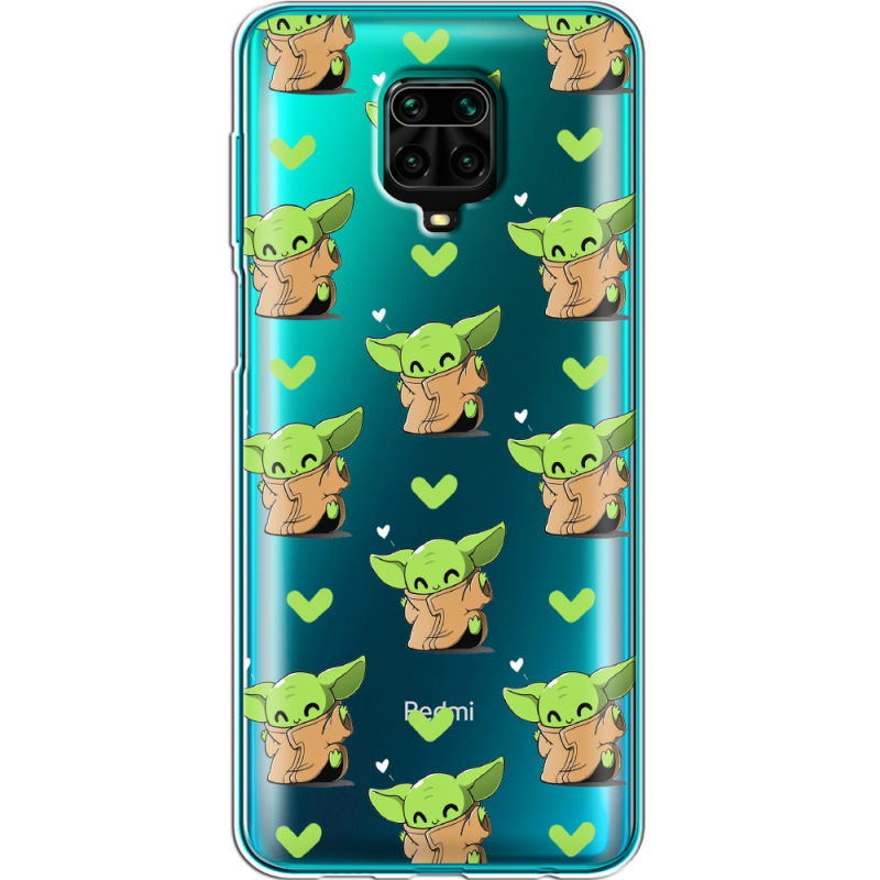 Прозрачный чехол BoxFace Xiaomi Redmi Note 9 Pro / 9 Pro Max Pattern Baby Yoda