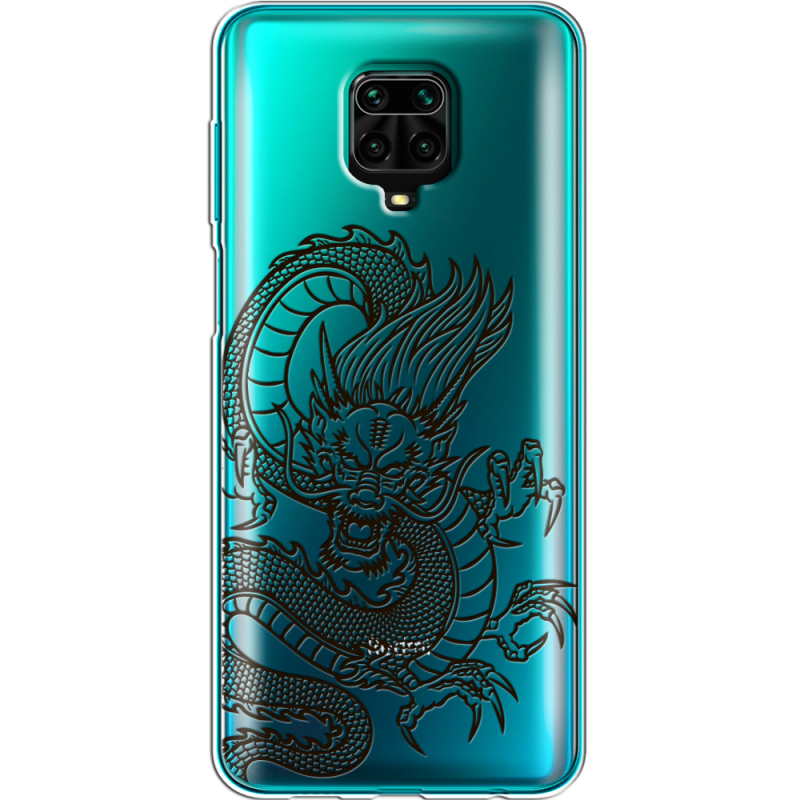 Прозрачный чехол BoxFace Xiaomi Redmi Note 9 Pro / 9 Pro Max Chinese Dragon