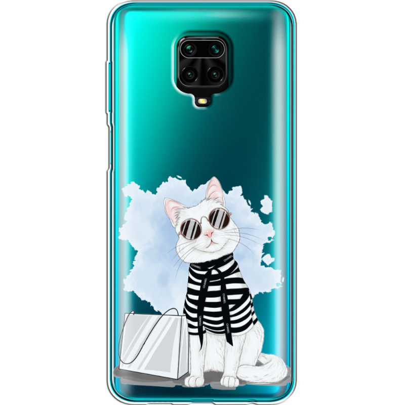 Прозрачный чехол BoxFace Xiaomi Redmi Note 9 Pro / 9 Pro Max Cat Style