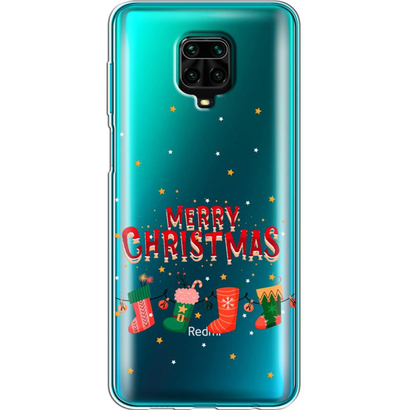Прозрачный чехол BoxFace Xiaomi Redmi Note 9 Pro / 9 Pro Max Merry Christmas
