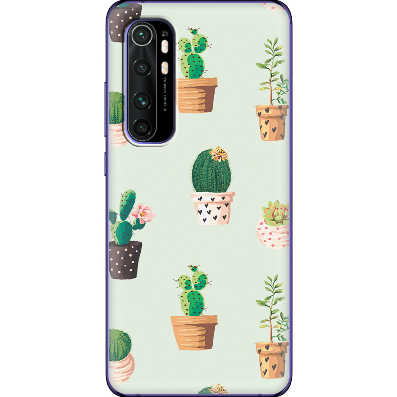 Чехол BoxFace Xiaomi Mi Note 10 Lite L-green Cacti