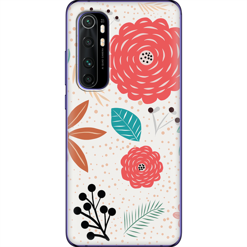 Чехол BoxFace Xiaomi Mi Note 10 Lite Line Flowers