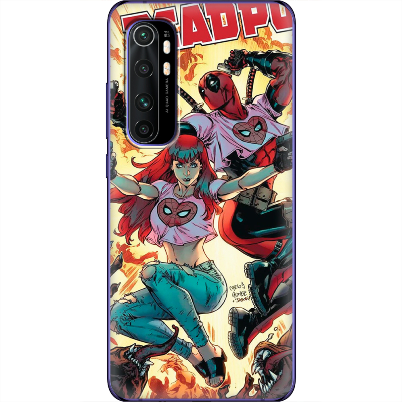 Чехол BoxFace Xiaomi Mi Note 10 Lite Deadpool and Mary Jane