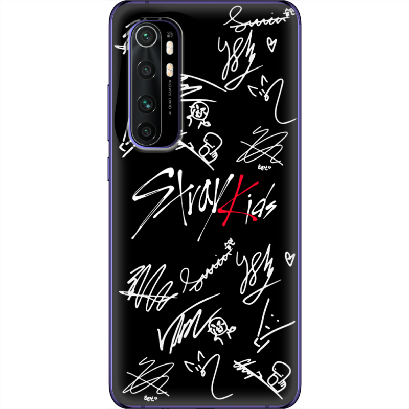 Чехол BoxFace Xiaomi Mi Note 10 Lite Stray Kids автограф