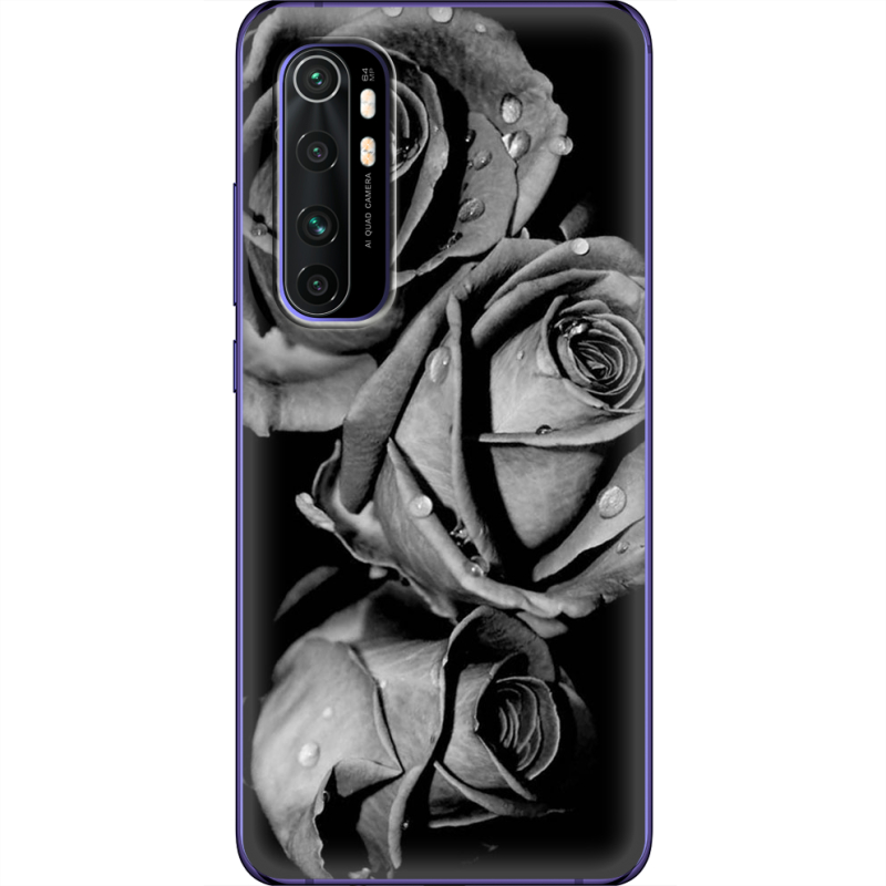 Чехол BoxFace Xiaomi Mi Note 10 Lite Black and White Roses