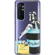 Прозрачный чехол BoxFace Xiaomi Mi Note 10 Lite City Girl