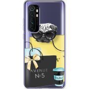 Прозрачный чехол BoxFace Xiaomi Mi Note 10 Lite Fashion Pug