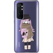 Прозрачный чехол BoxFace Xiaomi Mi Note 10 Lite Winter Morning Girl