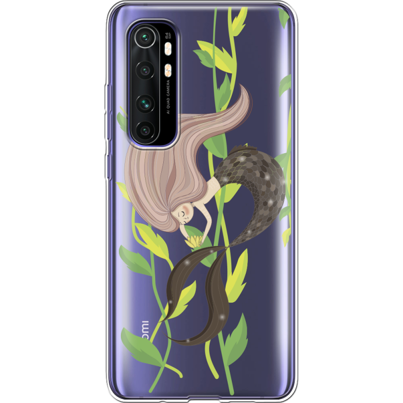 Прозрачный чехол BoxFace Xiaomi Mi Note 10 Lite Cute Mermaid