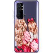 Прозрачный чехол BoxFace Xiaomi Mi Note 10 Lite Mouse Girls