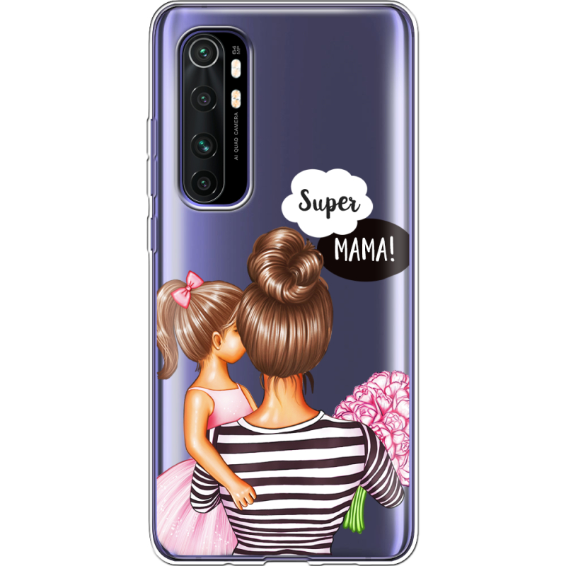 Прозрачный чехол BoxFace Xiaomi Mi Note 10 Lite Super Mama and Daughter