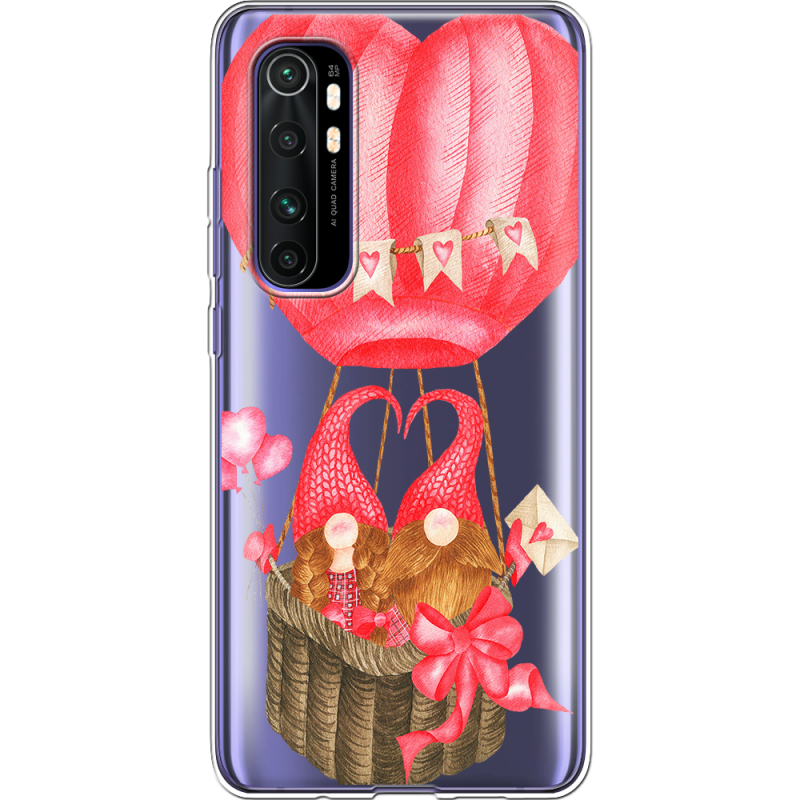 Прозрачный чехол BoxFace Xiaomi Mi Note 10 Lite Valentine Dwarfs