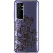 Прозрачный чехол BoxFace Xiaomi Mi Note 10 Lite Chinese Dragon