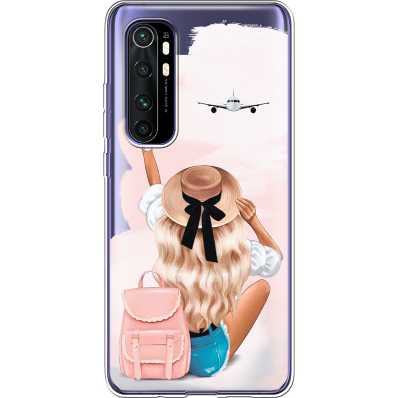 Прозрачный чехол BoxFace Xiaomi Mi Note 10 Lite Travel Girl