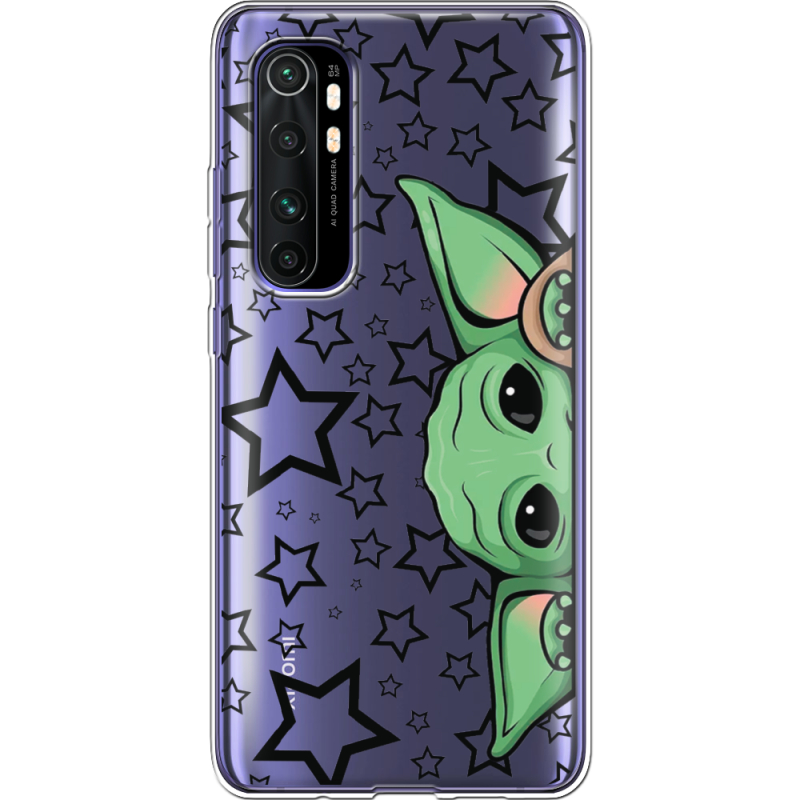 Прозрачный чехол BoxFace Xiaomi Mi Note 10 Lite Baby Yoda