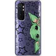 Прозрачный чехол BoxFace Xiaomi Mi Note 10 Lite Baby Yoda