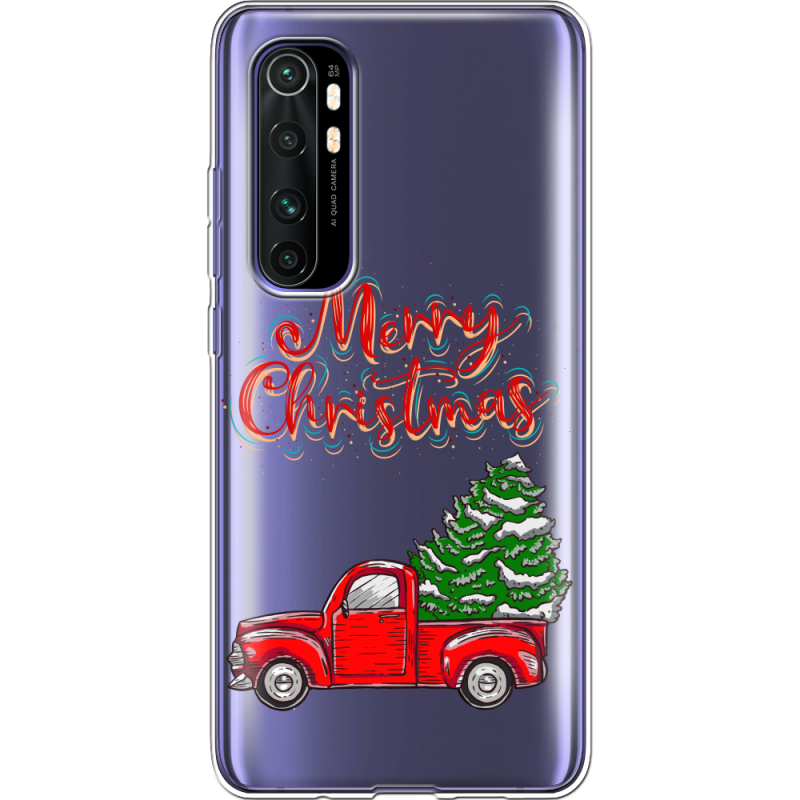 Прозрачный чехол BoxFace Xiaomi Mi Note 10 Lite Holiday Car