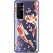 Прозрачный чехол BoxFace Xiaomi Mi Note 10 Lite Japanese Koi Fish