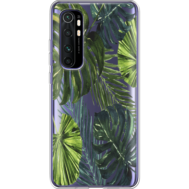 Прозрачный чехол BoxFace Xiaomi Mi Note 10 Lite Palm Tree