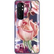 Прозрачный чехол BoxFace Xiaomi Mi Note 10 Lite Rose