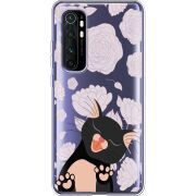 Прозрачный чехол BoxFace Xiaomi Mi Note 10 Lite Meow