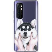 Прозрачный чехол BoxFace Xiaomi Mi Note 10 Lite Husky